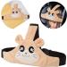 Baby Car Seat Head Support - Safe Headrest Band for Sleep Positioner | Toddler Neck Protection Belt - Brown - Buy Online on SooperMarket.com
