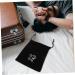 MUSISALY 2pcs Storage Bag Practical Storage Pouch Drawstring Closure Cover Toiletry Organizer Black Velvet - Buy Online on SooperMarket.com