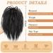 PORSMEER Claw Clip Ponytail Hair Extension - Short Black 10 inch Tousled Updo Bun for Women - Buy Online on SooperMarket.com