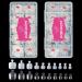 AORAEM False Toenails 1000PCS Clear and Natural Toe Nails for Acrylic Tips Full Cover Press on Toenails for Nail Art Design 10 Sizes with Box (Clear+Natural)