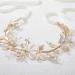 SWEETV Gold Crystal Wedding Headband - Handmade Bridal Hair Vine & Accessories - Buy Online on SooperMarket.com
