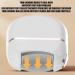Toseky Electric Foot Scrubber File Rechargeable Foot File with 2 Adjustable Speed Professional Foot Care Pedicure Kits for Home Nail Technicians and Individuals White - Buy Online on SooperMarket.com