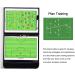 TXENCEX Football Coaching Board Coaches Clipboard Tactical Magnetic Board Kit Portable Strategy Coach Board with Dry Erase  Marker Pen and Zipper Bag - Buy Online on SooperMarket.com