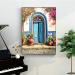 Amphol DIY Paint by Number Kit | Acrylic Painting for Adults and Kids | Easy Oil Painting Set | 16 x 20 | Home Wall Decor Gift | Blue Door Design - Buy Online on SooperMarket.com
