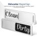 HOLIDYOYO Dishwasher Magnet Clean Dirty Sign Non-scratching Sticky Tab Clean Dirty Running Empty Magnet Lissabergs Slide Indicator for Better Kitchen Home - Buy Online on SooperMarket.com
