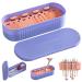 Makeup Brush Cleaner with Cleaning Mat 3-in-1 Cosmetic Brush Cleaner for Cleaning Organizer & Drying Portable Makeup Brush Holder 8.7x3.5x2.2 inch.