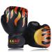 Luniquz children boxing gloves boxing gloves for children from 3-16 years of training Gloves 4oz 6oz 8oz to MMA Muay Thai Kickboxing and Sandsack Sport 6oz Schwarz