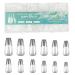 Short Nail Tips - 600PCS Half Matte Soft Gel Nail Tips Full Cover False Nails Tips Clear Acrylic Fake Nails Tips for Press On Nails Short 12 Size 600 PCS (600-Medium-B) B Medium