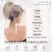 PORSMEER 10 Inch Claw Clip Ponytail Hair Extension in Silver Blonde - Messy Bun Chignon Updo for Women and Girls - Buy Online on SooperMarket.com