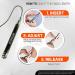 Mogold Adjustable Jump Rope for Fitness - 360 Turn Durable Silicone Metal Handle 2 Cords - Perfect for Boxing & MMA - Buy Online on SooperMarket.com