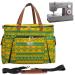 La Canilla Sewing Machine Carrying Case | Universal Tote Bag Compatible with most Singer Brother and Others | With Multiple Accessories Storage Dust Cover Shoulder Strap and Removable Padded Board Yellow