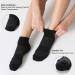 CelerSport Men's Ankle Socks 6 Pack - Cushioned Sport Athletic Running Socks, Black (Size 9-12) - Buy Online on SooperMarket.com