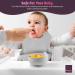 CHEEKYCHOPS 9 PCS Baby Weaning Set & Ebook - Slate Grey | Baby Plate, Bib, Cup, Bowl, Spoon & Recipe Ebook - Buy Online on SooperMarket.com