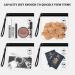 Clear Travel Toiletry Bags Airport Security Liquids Bags Travel Bags for Toiletries 20x20cm TSA Approved Travel Accessories Makeup Bags Holiday Essentials Luggage for Men Women - Buy Online on SooperMarket.com