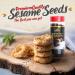 Fusion Select Roasted Black Sesame Seeds - Crispy Nutty Taste for Asian & Mediterranean Cuisine - Salad, Soup, Noodle & Sushi Topping - Buy Online on SooperMarket.com