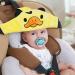 Baby Carseat Head Support - Safe Headrest Band for Sleep Positioner | Toddler & Child Neck Protection Belt - Yellow - Buy Online on SooperMarket.com