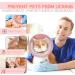 Supet Breathable Adjustable Cat Cone Collar - Water Resistant & Soft Recovery E-Collar for Cats - Pink (Neck Girth 14-24CM) - Buy Online on SooperMarket.com