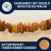 Nosli Amber Necklace Collar for Dogs & Cats | Baltic Amber Dog Collar | 65cm Adjustable Pet Collar - Buy Online on SooperMarket.com