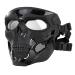Airsoft Full Face Tactical Paintball Mask with Clear Lens for Halloween, Cosplay Costume Party and Outdoor CS Games Black