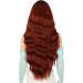 YEESHEDO Long Auburn Red Wigs for Women - 28 Natural Curly Wavy Synthetic Hair with Fringe for Daily Wear or Halloween Cosplay - Buy Online on SooperMarket.com