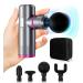 Mini Massage Gun, All Metal Muscle Massage Gun, [Extra Long Standby] 7500mAh Pocket Size Super Silent Deep Tissue Massager. Suitable for Work, Fat Loss, Post-Workout Recovery and Muscle Pain Relief Red