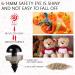 700 Pcs Black Safety Eyes for Amigurumi & DIY Halloween Decorations | Plastic Crochet Safety Eyes 6-14mm with Washers - Buy Online on SooperMarket.com