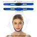 Double Chin Reducer Face Lifting Band | Anti Snoring Chin Strap - Blue - Buy Online on SooperMarket.com