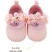 2 x Toddler Flower Girl Shoes + Headband | Non-Slip Soft Special Occasions Christening Wedding Party Shoes | Size 0-6 Months | Pink - Buy Online on SooperMarket.com
