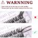 Cluster Lashes 144 Pcs Individual Eyelash Extensions - 10/12/14/15/16mm C/CC/D Curl - Thin Band, Reusable & Natural Soft - OP20 - Buy Online on SooperMarket.com