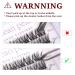 Buy 72 Individual False Eyelashes for DIY Volume Extensions - Reusable 10-16mm C/CC/D Curl | OP17 - Buy Online on SooperMarket.com