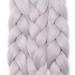 Tess Braids Extensions 60 cm - Jumbo KanCalon Hair for Box Braids - 100g Silver White (1 Piece) - Buy Online on SooperMarket.com