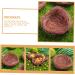 Unomor 12th Simulated Bird Nest - Decorative Easter Egg Nest for Outdoor & Tree Decoration | Mini Hemp Silk Birds 12x12cm Coffee - Buy Online on SooperMarket.com