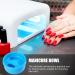 Teksome Manicure Bowl - Manicure Spa Bowl | Nail Soaking Container Manicure Tool Manicure Hand Bowl Art Hand Wash Spa Tool for Women and Girls Blue - Buy Online on SooperMarket.com