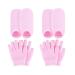 Bcowtte 2X Moisturizing Gel Socks Gloves Set Hands Feet Skin Whitening Care Beauty Spa Treatment Hydrating Cool Booties Socks