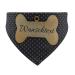 printplanet - Dog scarf with name or text - Scarf for dogs - Layout dog tag - Size S Size S Dog tag