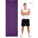 Aurorae Ultra Super Sized Yoga Mat - 78 x 26 x 1/4 - Non Slip Rosin & Carry Strap - Burgandy - Buy Online on SooperMarket.com