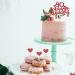 1 Pc 40th Anniversary Cake Toppers Ruby Wedding Cake Toppers with 14Pcs Heart Cake Decorations Toppers Red 40th Wedding Anniversary Cake Decorations Glitter Cake Topper for Celebration Party Supplies - Buy Online on SooperMarket.com