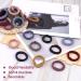 120 Pieces Seamless Hair Ties Hair Bobbles for Women Elastic Hair Ties No Damage Thick Hair Bands Women Girls Ponytail Holders for Thick Heavy and Curly Hair (10 Colors) - Buy Online on SooperMarket.com
