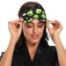 Haskirky Light Blocking Eye Mask - Breathable & Adjustable - For Adults - Ideal for Travel, Yoga, Meditation - Cute Green Frogs Design - Buy Online on SooperMarket.com