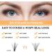 10D-0.10D+20D-0.07D Cluster Lashes 280 Clusters C D Curl B&Q LASH Individual Eyelashes | DIY Lash Extensions at Home | 9-15MIX - Buy Online on SooperMarket.com