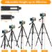 Professional 60 Camera Tripod with Phone Mount & Remote | Aluminum Portable Stand with Travel Bag | Compatible with Phone, Camera, Projector, DSLR | 5-Section Tripod - Buy Online on SooperMarket.com
