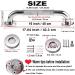 KisSealed Shower Grab Bars Pack of 2 Chrome Stainless Steel Bathroom Grab Bar Anti Slip Bathroom Safety Bars Handicap Elderly Assist Bath Handle for Bathtubs and Showers(16 Inch) - Buy Online on SooperMarket.com