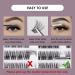 DIY Eyelash Extension Kit with 120 Cluster Lashes | C/D Curl, Mix 10-16mm Length | Includes Tweezers, Lash Bond & Seal - OP01 - Buy Online on SooperMarket.com