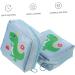 KALLORY Period Pad Pouch 2pcs | Aunt's Towel Storage Bag | Girly Decor Travel Wallet | Menstrual Pad Bag - Buy Online on SooperMarket.com