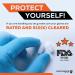 Defender Safety Nitrile Examination Gloves - Medical Grade, Chemo-rated, Powder Free, Blue - Large Box (100 Gloves) - Buy Online on SooperMarket.com