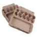 Mikikit 20pcs 10 Pulp Egg Tray Fold up Flats Folding Tray Paper Egg Tray Home Egg Tray Pearlescent Dispenser