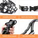 Vossot Silicone Basket Muzzle for Small & Medium Dogs - Adjustable Black Eat & Drink Friendly - Buy Online on SooperMarket.com
