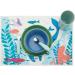 Under the Sea Stick-On Disposable Baby Placemats - 50 Pack (12 x 18 in) | Kids Fun & Hygienic Dining Solution - Buy Online on SooperMarket.com