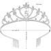 Frcolor 5th Birthday Crown Tiara for Girls | Crystal Rhinestone Princess Headband | 5 Years Old Gift - Buy Online on SooperMarket.com