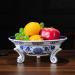 Fruit Basket Bowl Fruit Bowl New Chinese Style Round Ceramic Fruit Plate Home Living Room Kitchen Decoration Retro Porcelain Fruit Dish Candy Bowl Fruit Bowls (Size : C) - Buy Online on SooperMarket.com